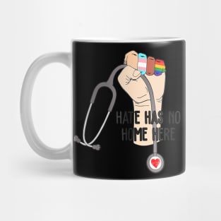 has no home here With trans flag LGBT Mug